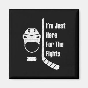 Imán Estoy Aquí Solo Por Las Luchas Divertido Hockey (3
