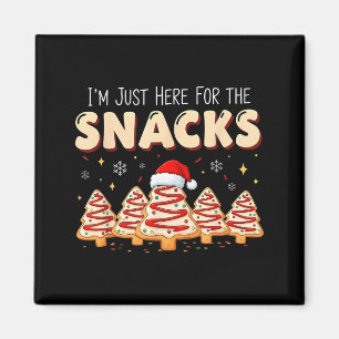 Imán Estoy Aquí Solo Por Los Snacks Tartas De Navidad D