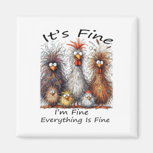 Imán Estoy bien, está bien, todo está bien.