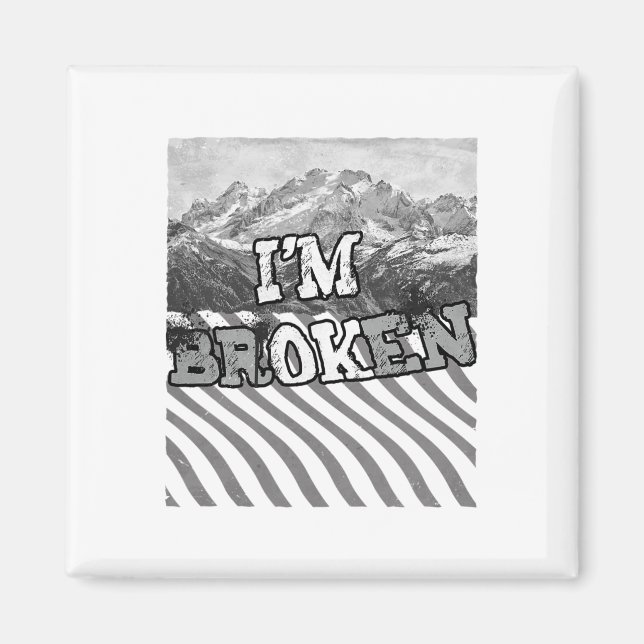 Imán Estoy Bien Roto-Estoy Roto  (Frente)