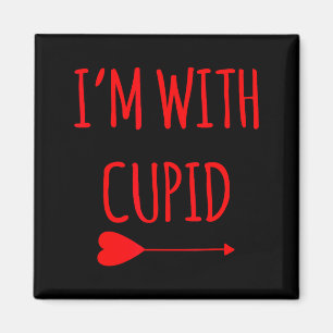Imán Estoy con Cupido Regalo divertido del día de San V