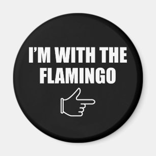 Imán Estoy con disfraz de Halloween de flamenco a juego