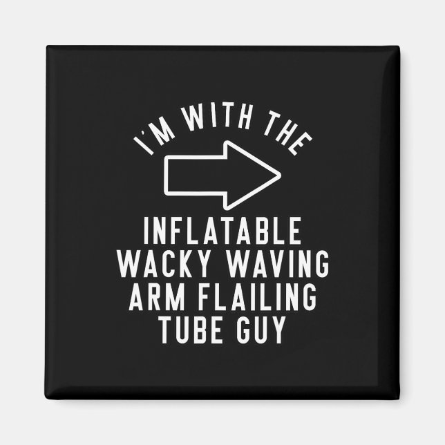 Imán Estoy con el brazo agitador inflable (Frente)