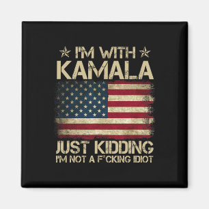 Imán Estoy con Kamala solo secuestrando, no idiotas, la