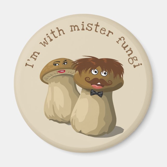 Imán Estoy con Mister Fungi (Frente)