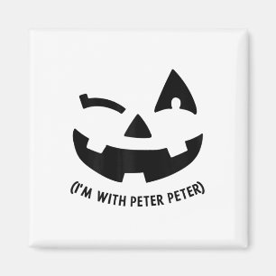 Imán Estoy Con Peter Couple Halloween Mujeres Adultas E