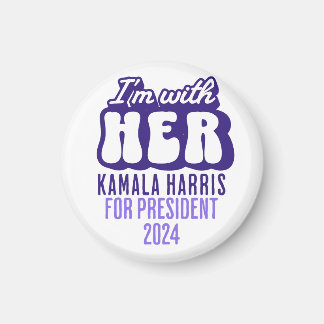 Imán Estoy con su texto Kamala Harris para la president