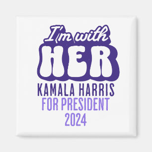 Imán Estoy con su texto Kamala Harris para la president