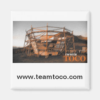 Imán Estoy con Toco Magnet (Negro)