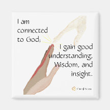 Estoy conectado a Dios; gano un buen imán.