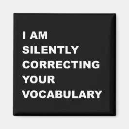 Imán ESTOY Corrigiendo Silenciosamente Tu Vocabulario