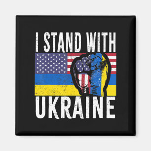 Imán Estoy De Acuerdo Con La Bandera De Ucrania De Esta