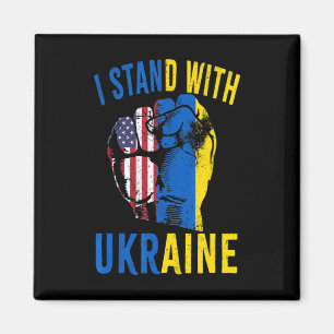 Imán Estoy De Acuerdo Con La Bandera De Ucrania De Esta