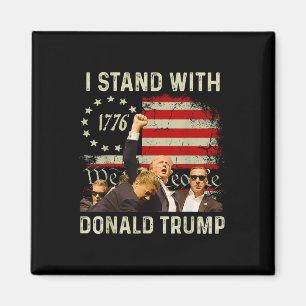 Imán Estoy de acuerdo con Trump Funny Trump 2024