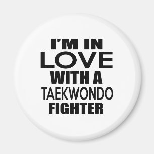 Imán Estoy EN AMOR CON EL COMBATIENTE del TAEKWONDO
