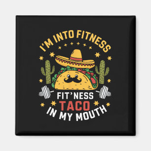 Imán Estoy en buena forma tacos mexicanos Cinco De Mayo