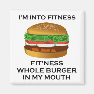 Imán Estoy en Fitness Burger