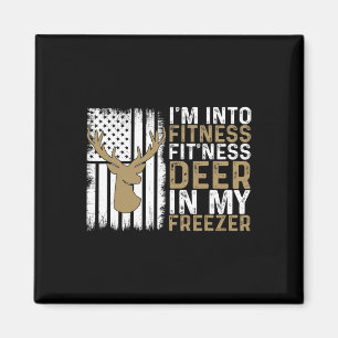 Imán Estoy en Fitness Fitness Deer en mi Deer congelado