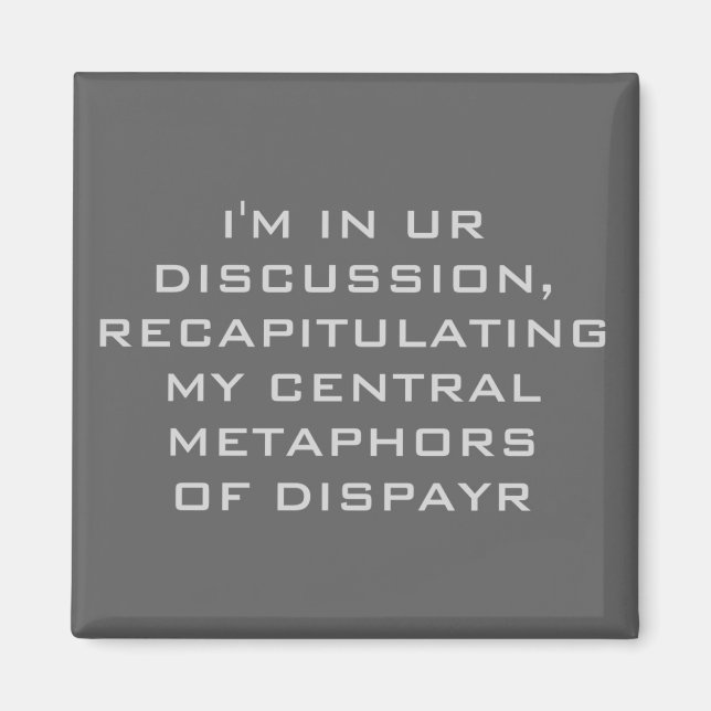 Imán Estoy en tu discusión (Frente)