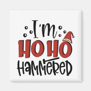 Imán Estoy Ho Ho Aplastado  Divertida Navidad Navidad B