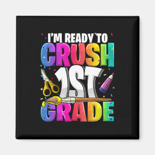 Imán Estoy listo para aplastar el primer grado de vuelt