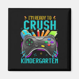 Imán Estoy listo para aplastar el video de kindergarten