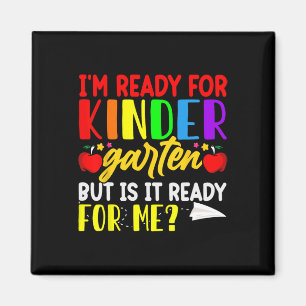 Imán Estoy listo para el primer día de clase de niño de