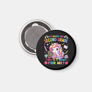 Imán Estoy listo para el unicornio de segundo grado pri