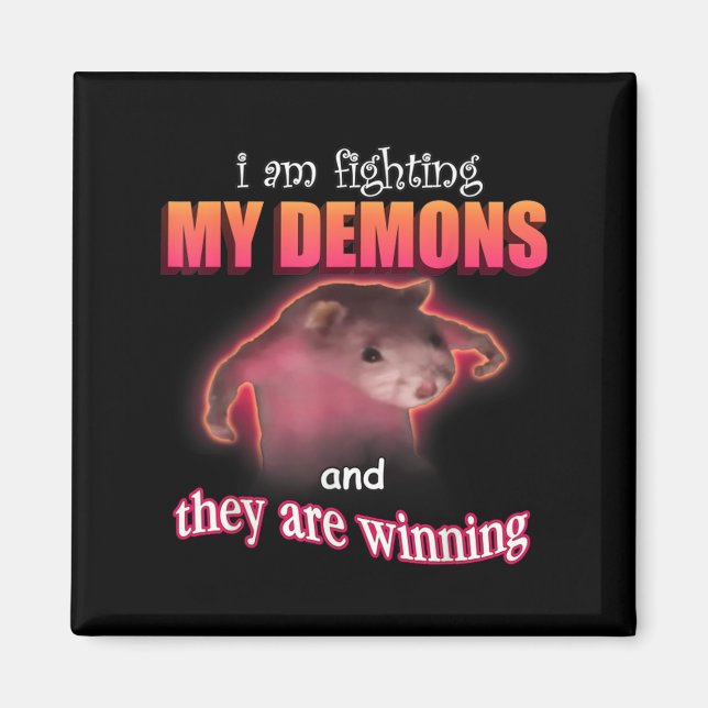 Imán Estoy Luchando Contra Mis Demonios Y Están Ganando (Frente)