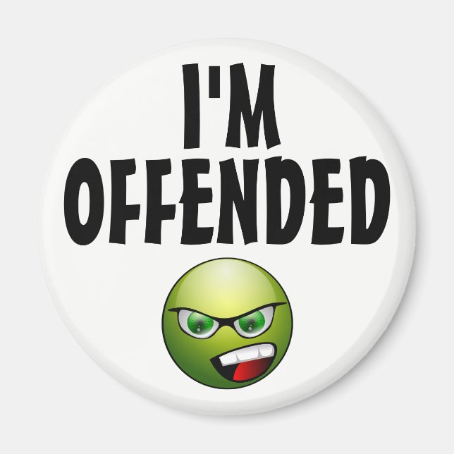 Imán Estoy ofendido de enojo (Frente)