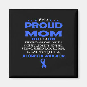 Imán Estoy orgullosa madre del guerrero Alopecia t
