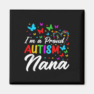 Imán Estoy Orgulloso Autismo Nana Autism Awareness Ribb
