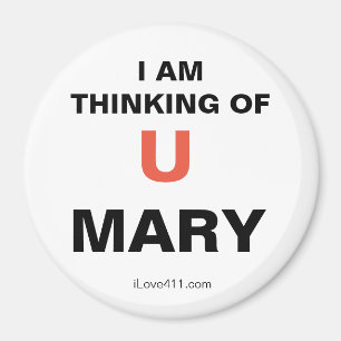 Imán Estoy pensando en ti MARY