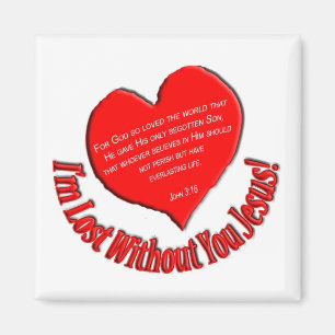 Imán Estoy perdido sin ti Jesús