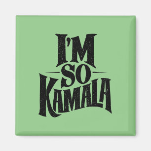 Imán Estoy tan Kamala Brat Green Meme