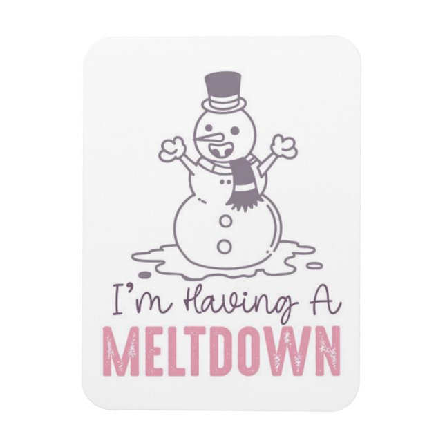 Imán Estoy teniendo un colapso - Gracioso diseño de Sno (Vertical)