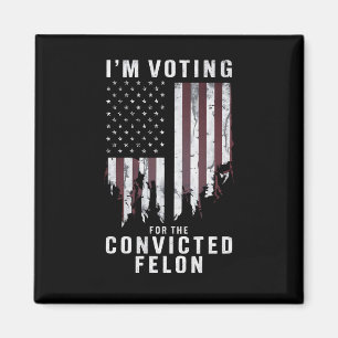 Imán Estoy votando por el delincuente convicto Pro Trum
