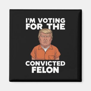 Imán Estoy votando por el delincuente convicto Pro Trum