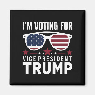 Imán Estoy votando por el vicepresidente Trump Elección