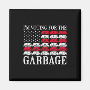 Imán Estoy votando por la basura Trump 2024 Orgulloso d