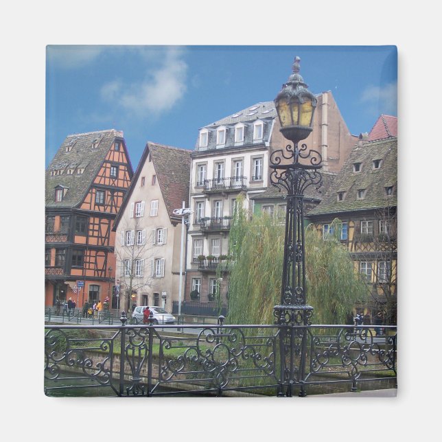 Imán Estrasburgo Francia Magnet (Frente)