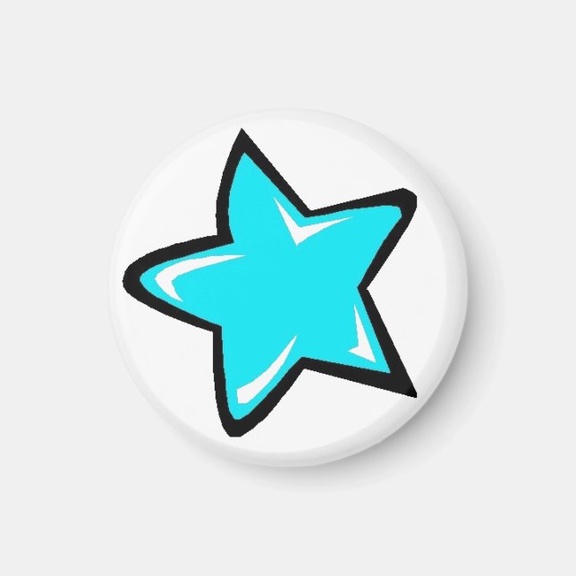 Imán Estrella azul 2 (Frente)