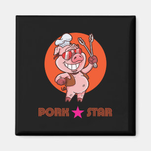 Imán Estrella de cerdo Bbq Birbecule Costillas de asado