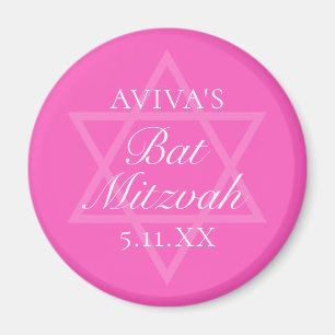 Imán Estrella de David, Fiesta de Bat Rosado en Mitzvah