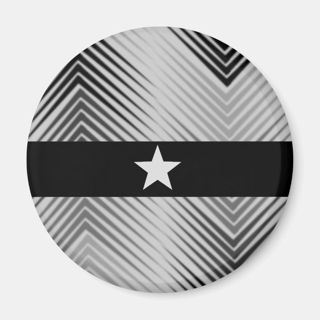 Imán Estrella de deslizamiento elegante (Frente)