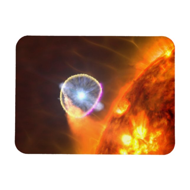 Imán Estrella De Enano Blanco En Cygni V407 (Horizontal)