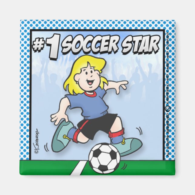 Imán Estrella de fútbol (Frente)