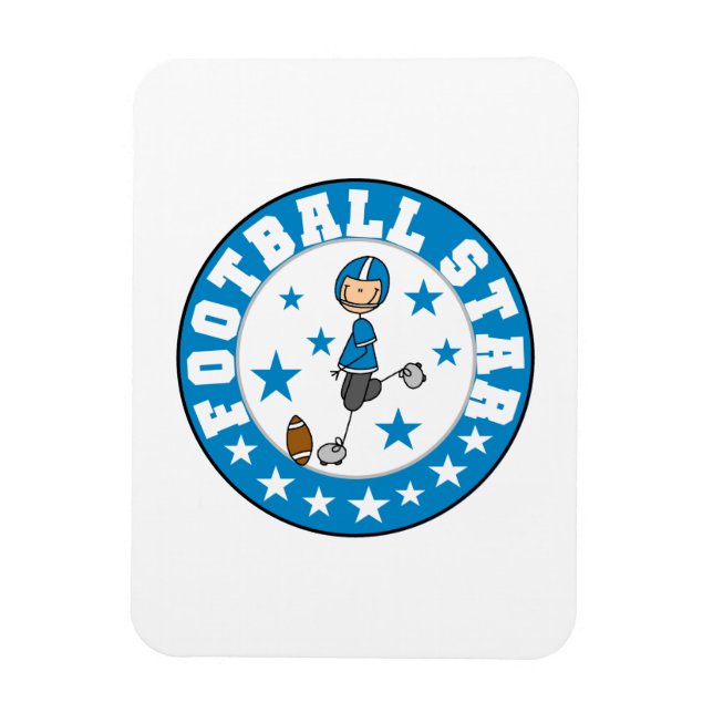 Imán Estrella de Fútbol (Vertical)
