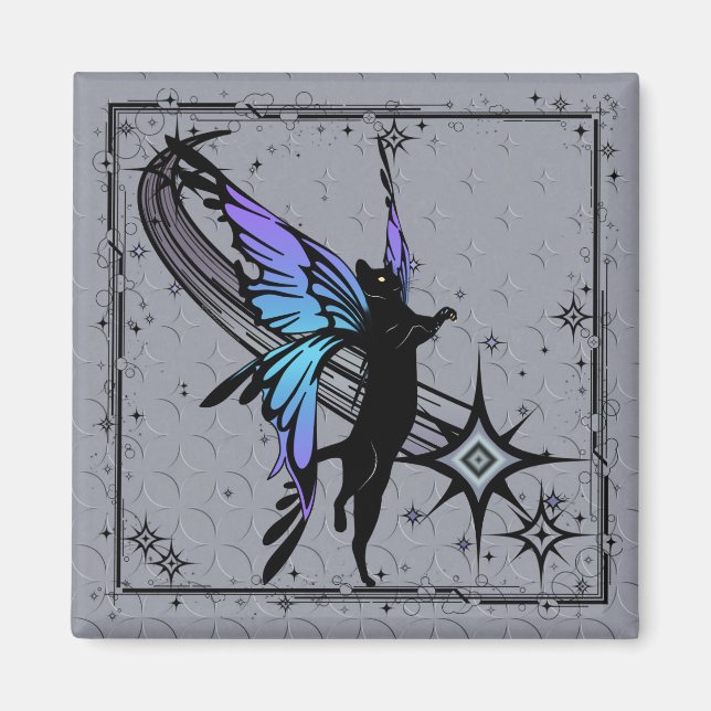 Imán Estrella de gato cósmico (Frente)