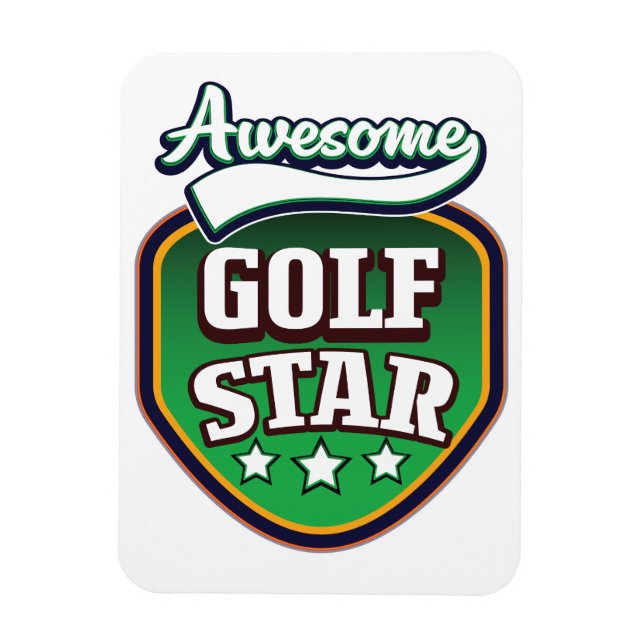 Imán Estrella de Golf Impresionante  (Vertical)